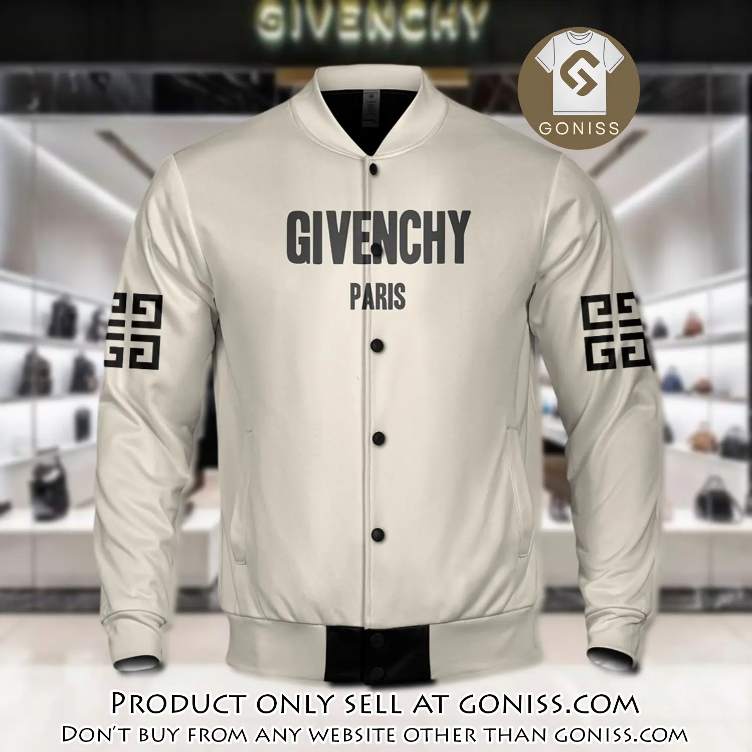 Luxury givenchy varsity premium baseball jacket bjv1056 gn0802030